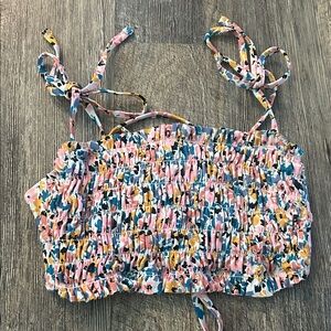 Xhilaration Multicolor Floral Bathing suit  Top